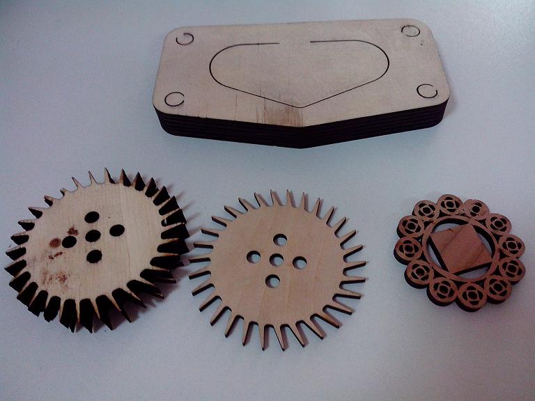 laser cutting wood